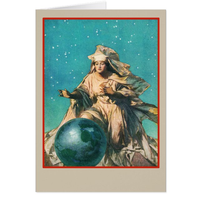 Räddade planeten hälsningskort (Framsidan)