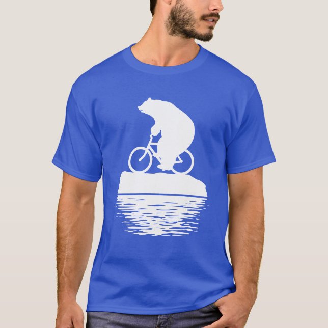 Räddade planeten: Polara björncykelmanar T-tröja Tee (Framsida)
