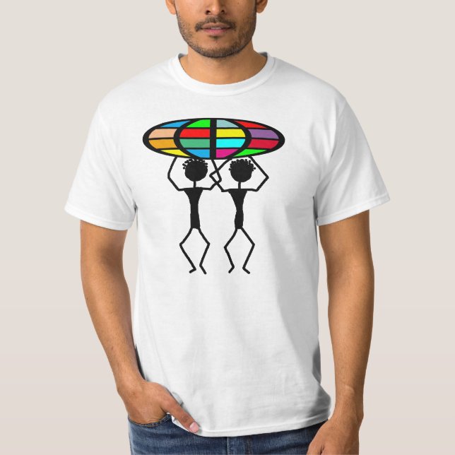 Räddade planeten t shirt (Framsida)
