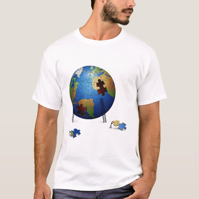 Räddade planeten tee shirt (Framsida)