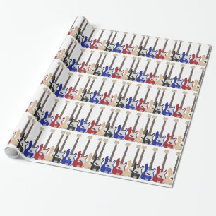 Raddagitarrer, gåvaomslag presentpapper