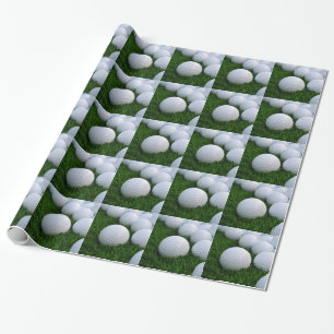 Raddagolfbollar på gräset presentpapper