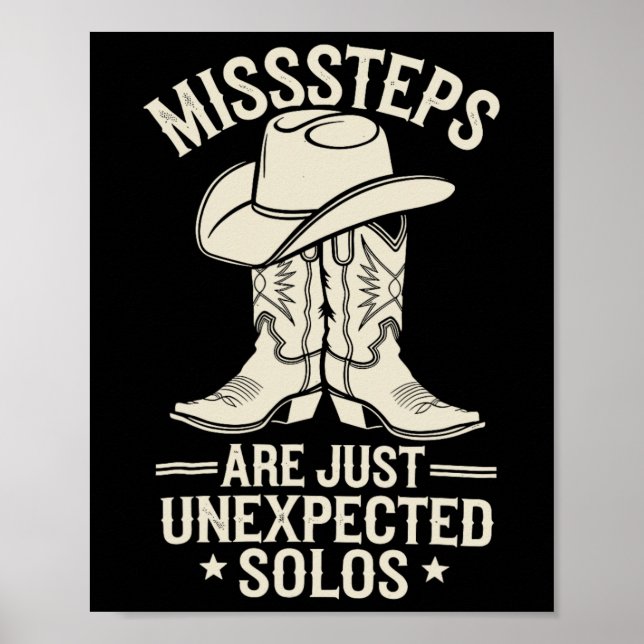 Raddansfel är bara oväntade Solos Line Poster (Framsidan)