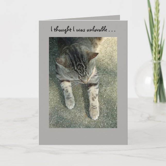 "Räddar kärlek" hälsningkortet Kort (Framsida)