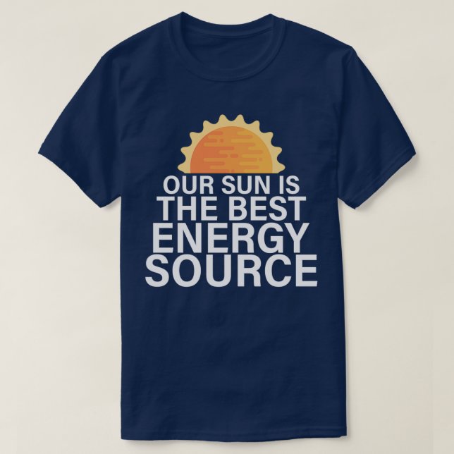 Räddat planeten solenergi t shirt (Design framsida)