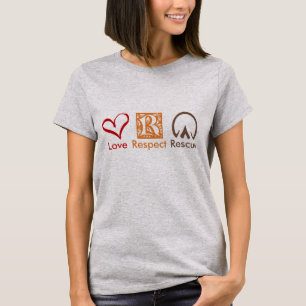 Rädding & adoption för häst "för tee shirt