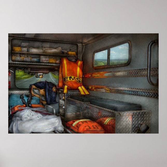 Rädding - Akut fyrkant Poster (Framsidan)