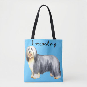 Rädding Bearded Collie Tygkasse