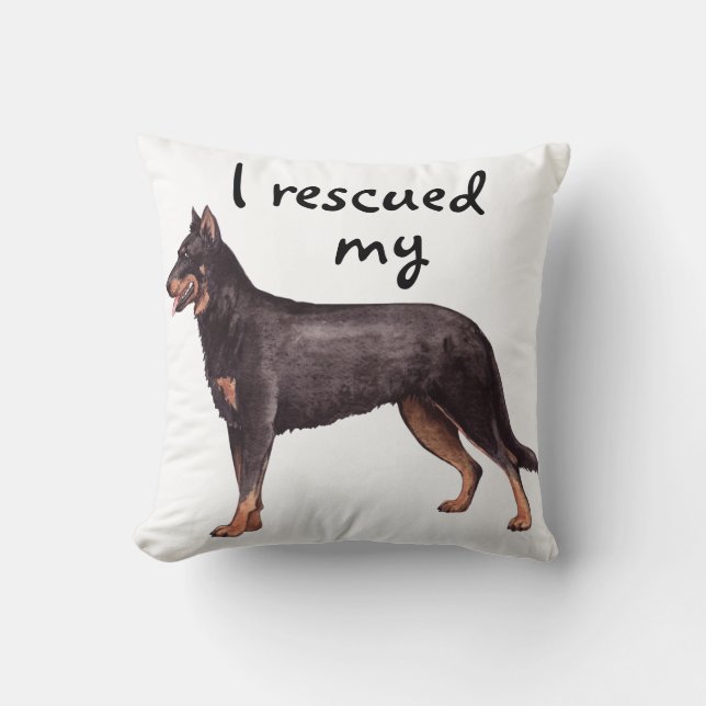 Rädding Beauceron Kudde (Framsida)