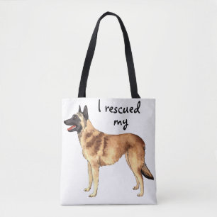Rädding Belgium Malinois Tygkasse