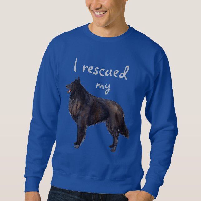 Rädding Belgium Sheepdog Sweatshirt (Framsida)