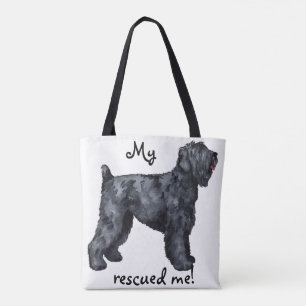 Rädding Black Russian Terrier Tygkasse