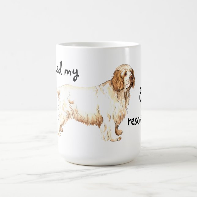 Rädding Clumber Spanska Kaffemugg (Center)