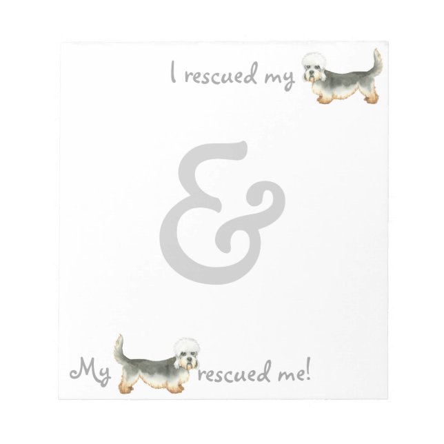 Rädding Dandie Anteckningsblock (Framsida)