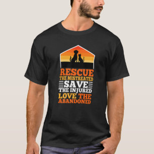 Rädding Den felbehandlade Sparan den skadade T Shirt