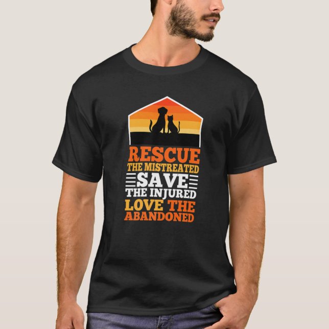 Rädding Den felbehandlade Sparan den skadade T Shirt (Framsida)