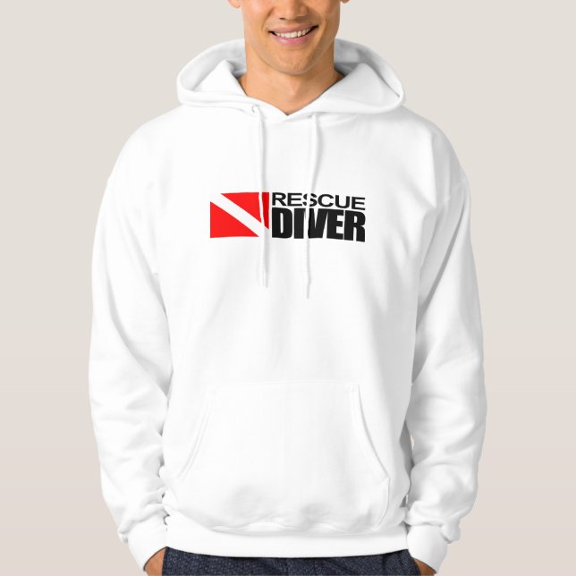 Rädding Diver 4-apparat Tröja Med Luva (Framsida)