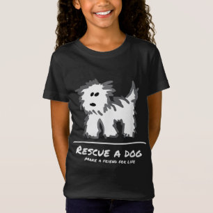 Rädding en Hund, köp inte adoptera! Djurfoder T Shirt