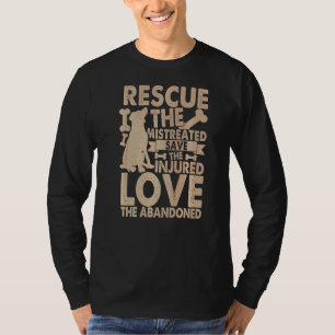 Rädding Felaktig Spara för de skadade Kärlek i Afr T Shirt