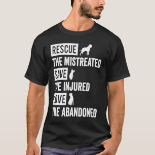 Rädding Felaktig Spara för de skadade Kärlek i Afr T Shirt