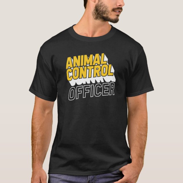 Rädding för djurkontroll 6 t shirt (Framsida)