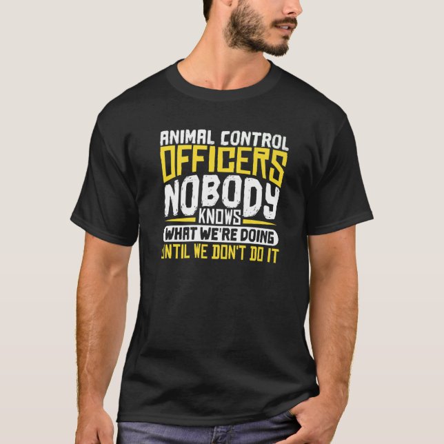 Rädding för djurkontroll t shirt (Framsida)