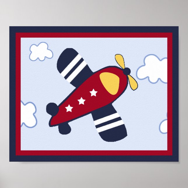 Rädding Fordon #4 Flygplan Poster/skriver ut Poster (Framsidan)