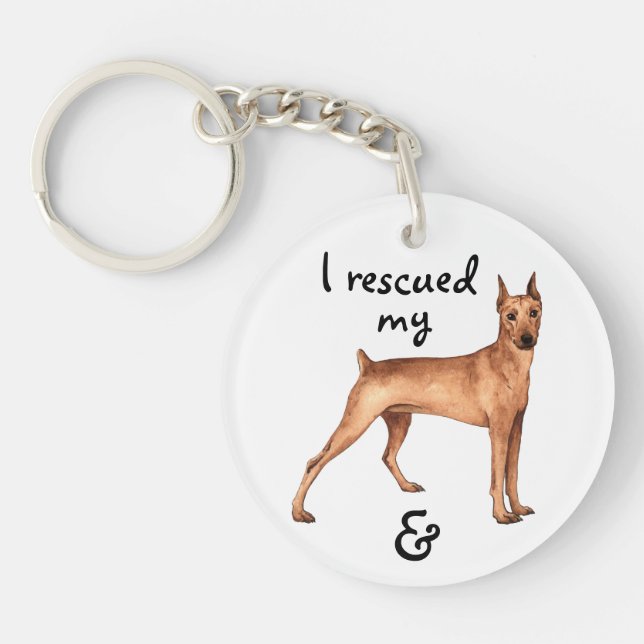 Rädding German Pinscher (Framsidan)