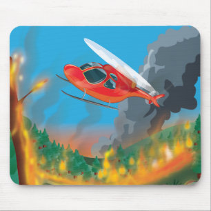 Rädding helikopter musmatta
