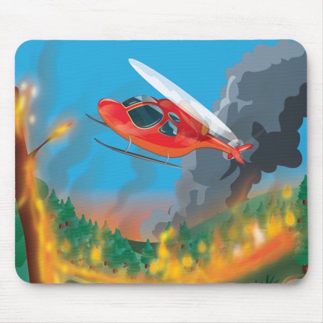 Rädding helikopter musmatta (Framsidan)