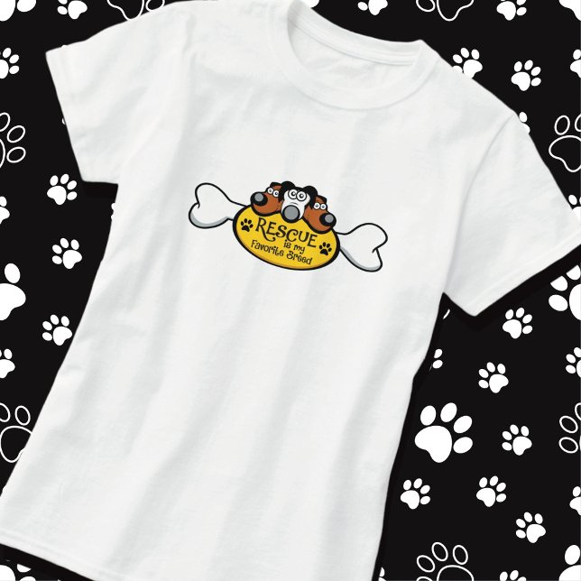 Rädding Hund är min favoritras T-Shirt (Skapare uppladdad)