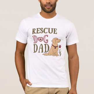 Rädding Hund Pappa T Shirt