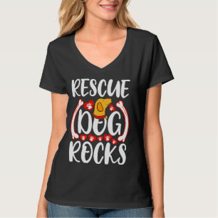 Rädding Hund Sten Cute Hundar T Shirt