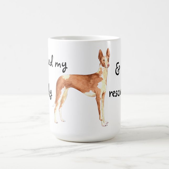 Rädding Ibizan Hound Coffee Mugg (Center)