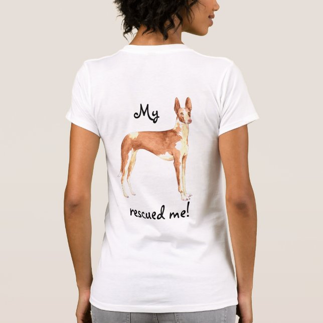 Rädding Ibizan Hound T-Shirt (Baksida)