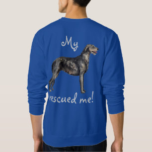 Rädding Irish Wolfhound Lång Ärmad Tröja