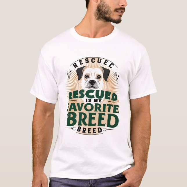 Rädding Kärlek Alltid T Shirt (Framsida)