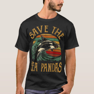 Rädding Killer Whale Orcas Spara Sea Pandas Mari T Shirt