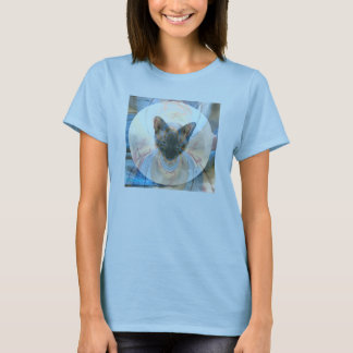 Rädding Kitten, Collar Kattunge med Attityd Tee