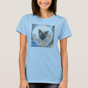 Rädding Kitten, Collar Kattunge med Attityd Tee Shirt
