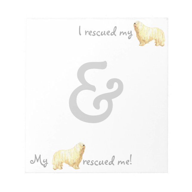 Rädding Komondor Anteckningsblock (Framsida)