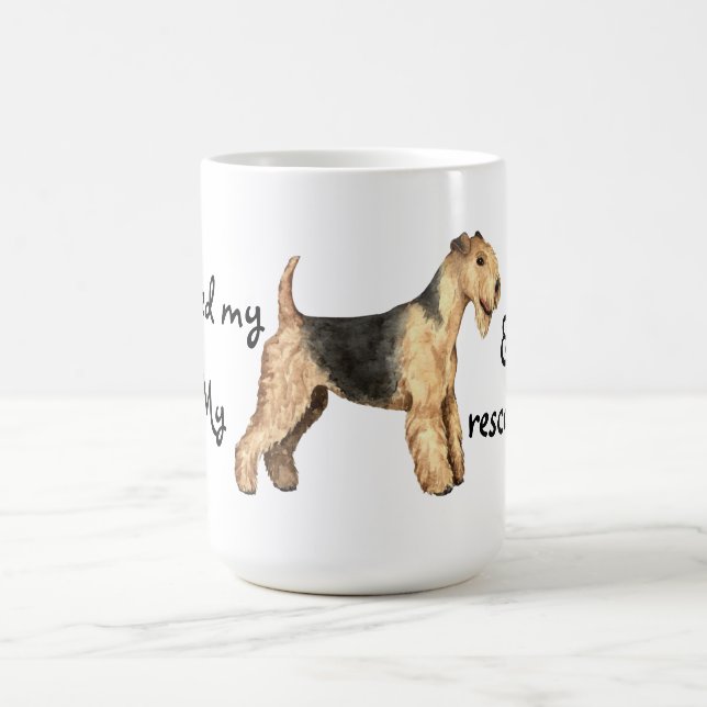 Rädding Lakeland Terrier Kaffemugg (Center)