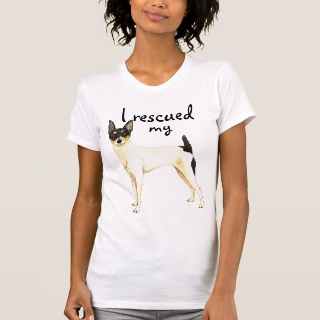 Rädding Leksak Fox Terrier T-shirt (Framsida)