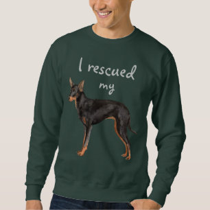 Rädding Leksak Manchester Terrier Lång Ärmad Tröja