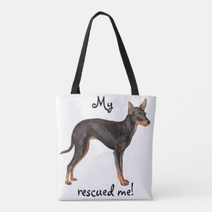 Rädding Leksak Manchester Terrier Tygkasse