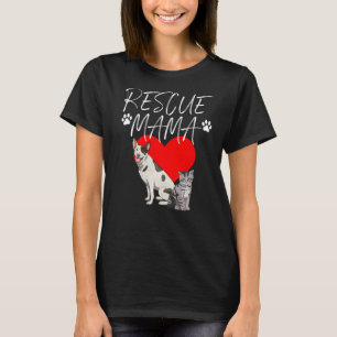 Rädding Mamma Djurskydd Pet Animal Kärlek T Shirt
