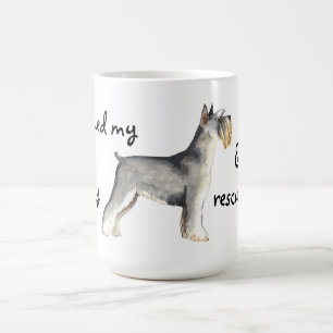 Rädding Miniature Schnauzer Kaffemugg