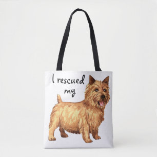 Rädding Norwich Terrier Tygkasse