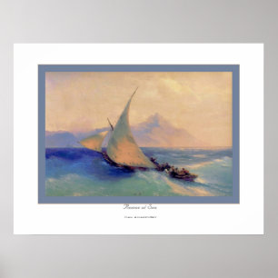 Rädding på Sea~ Ivan Aivazovsky Poster