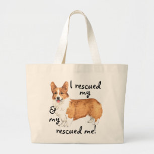 Rädding Pembroke Welsh Corgi Jumbo Tygkasse